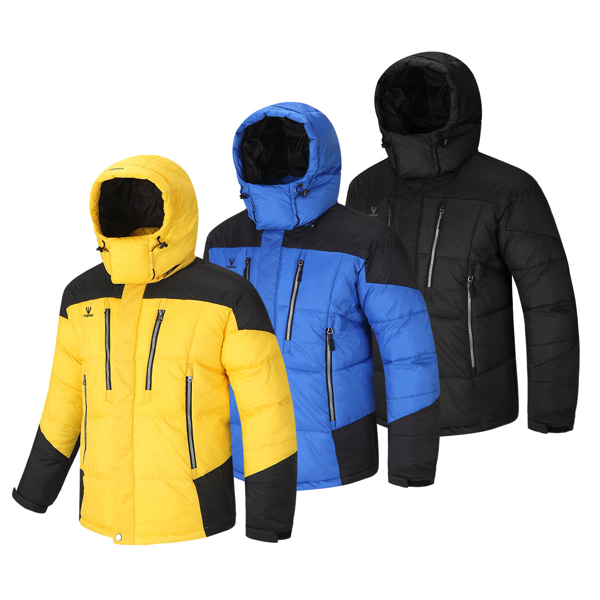FUERZA Men s Winter Down Wellon Parka Jacket FZX 698 NordHive