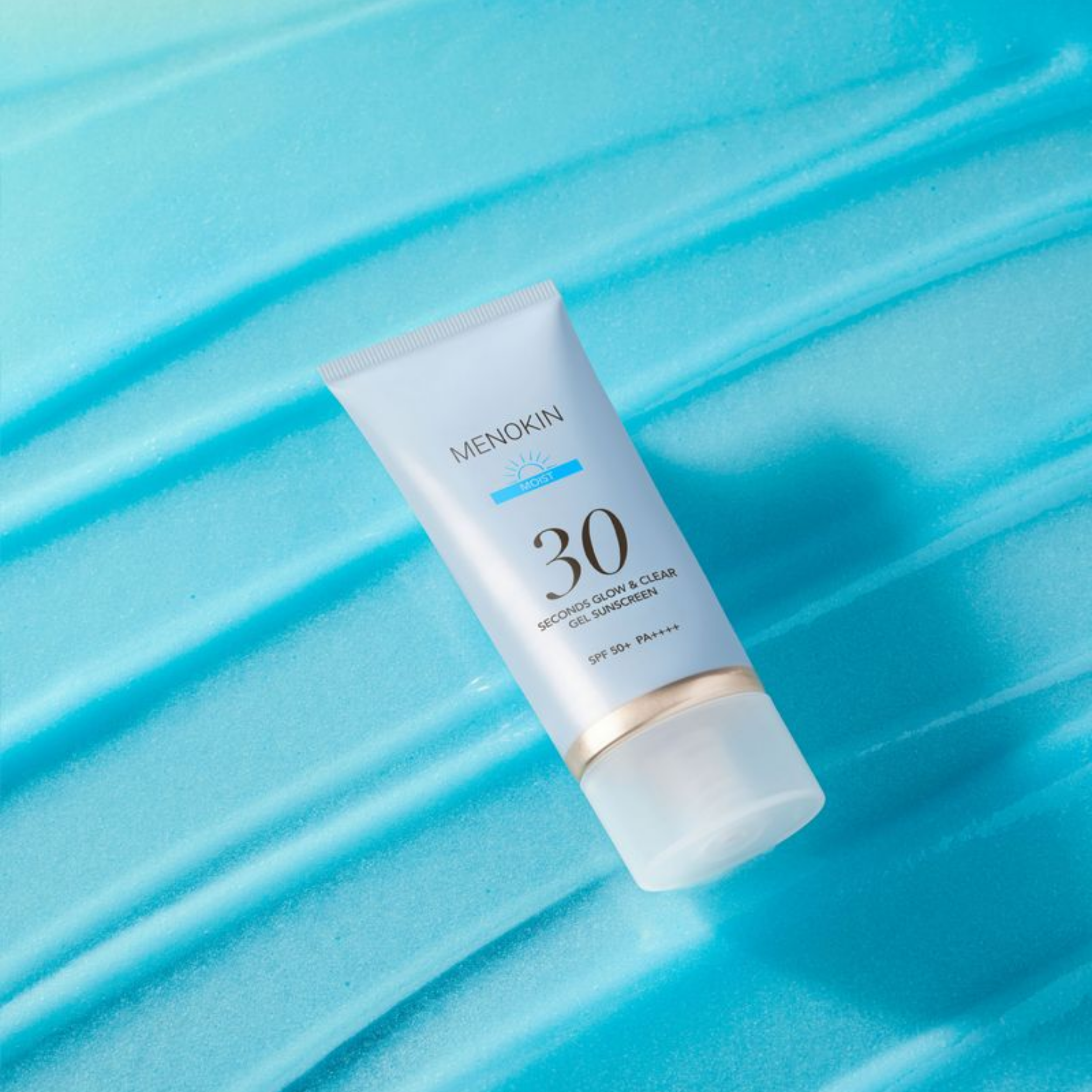 MENOKIN 30 Seconds Glow & Clear Gel Sunscreen - Moist