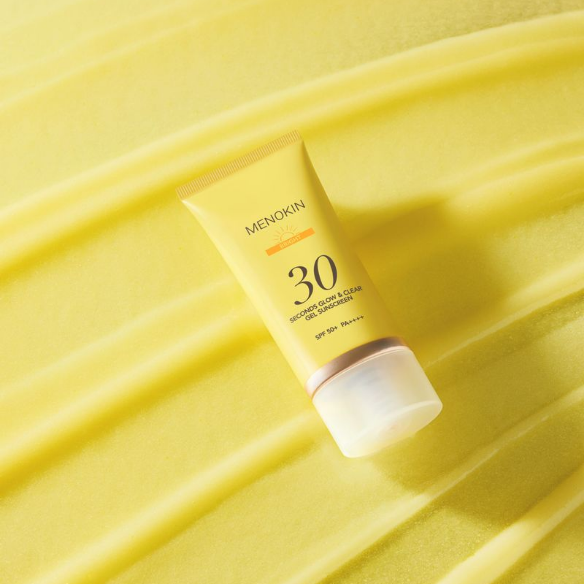 MENOKIN 30 Seconds Glow & Clear Gel Sunscreen - Bright
