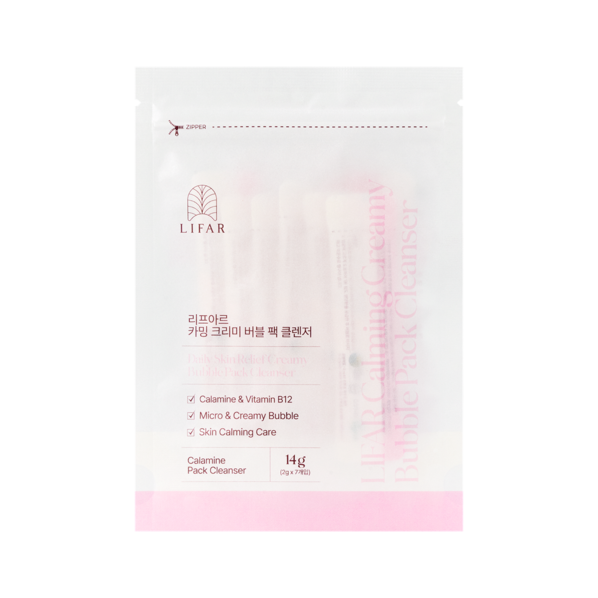 LIFAR Calming Creamy Bubble Pack Cleanser