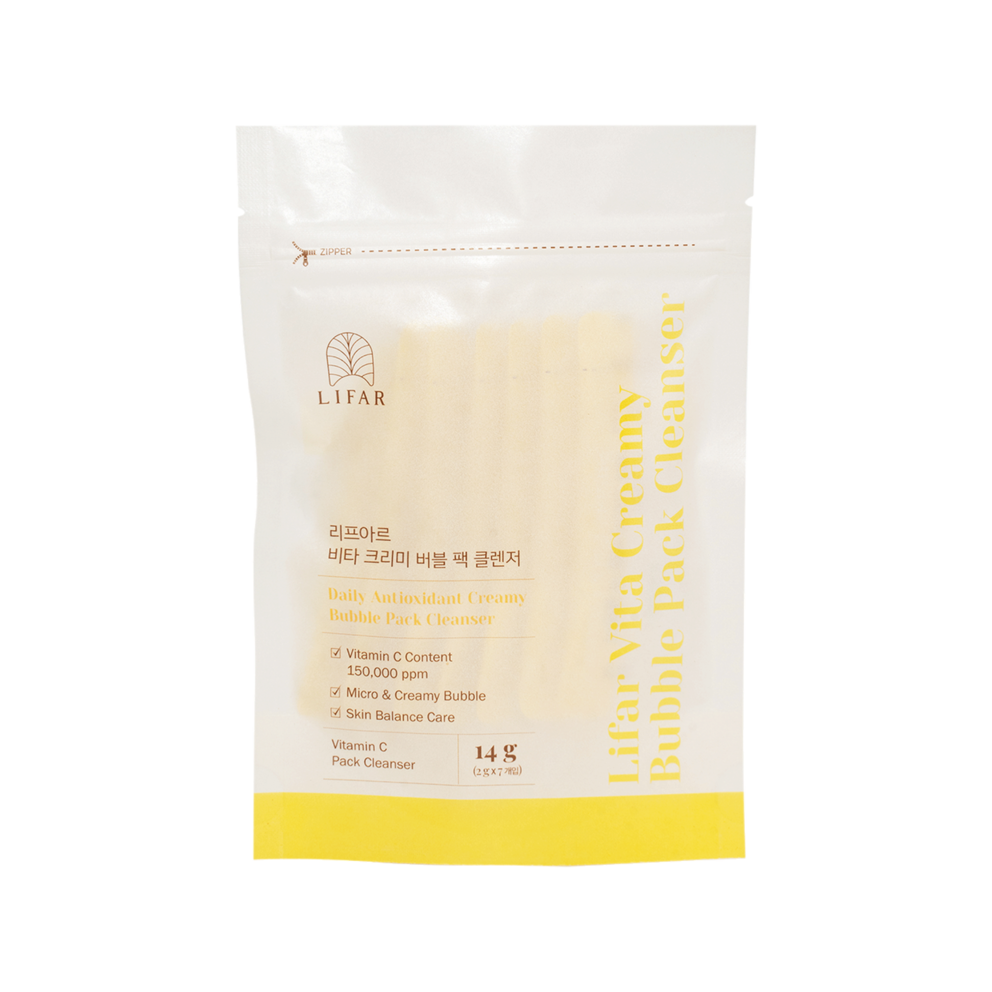LIFAR Vita Creamy Bubble Pack Cleanser