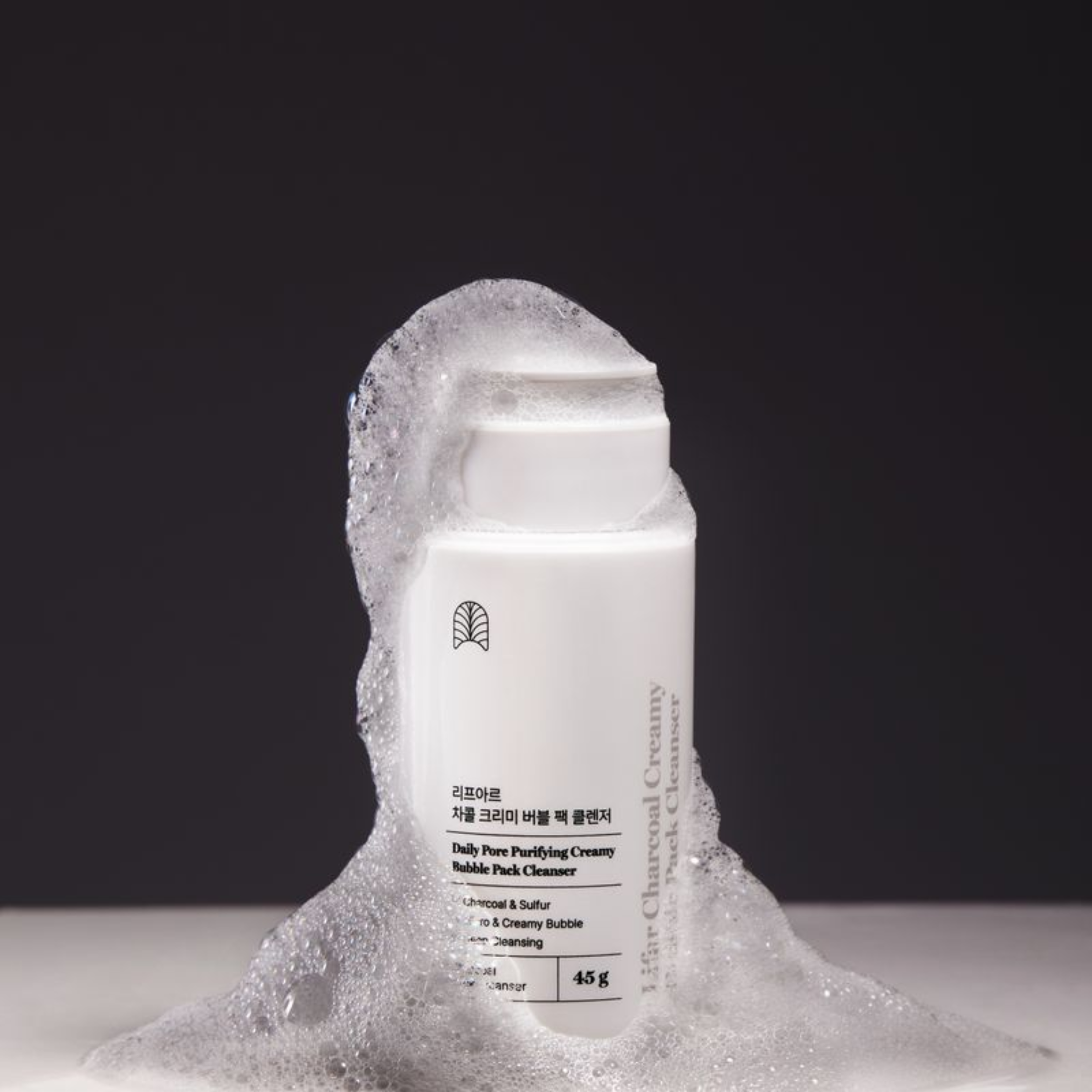 LIFAR Charcoal Creamy Bubble Pack Cleanser