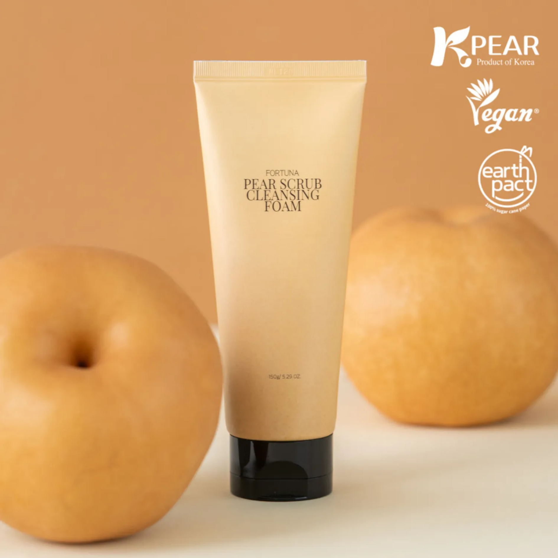 FORTUNA Pear Scrub Cleansing Foam