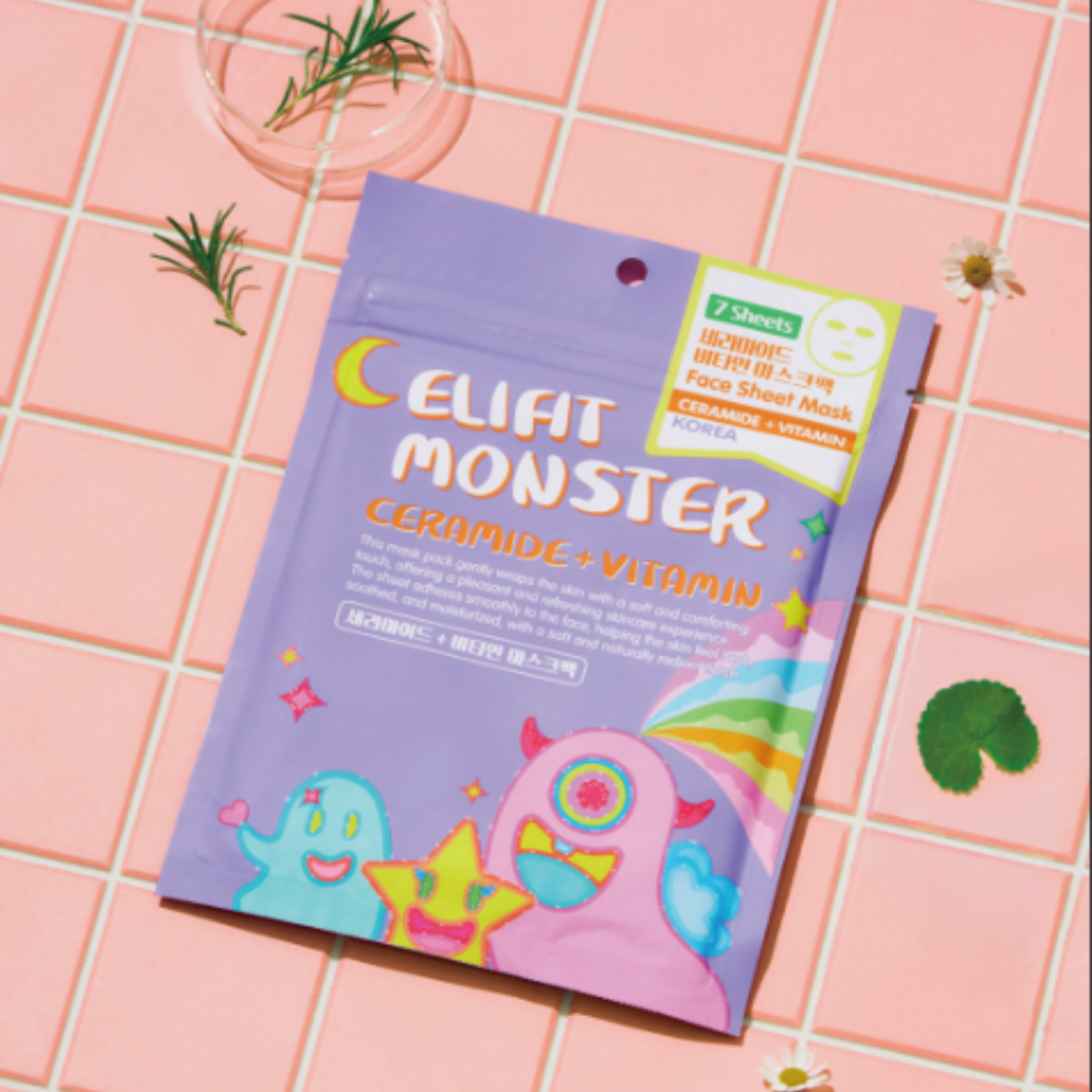 ELIFIT Wonderland Monster Ceramide + Vitamin Mask Pack