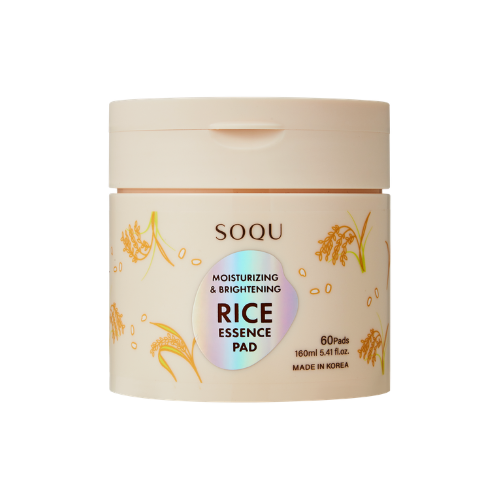 SOQU Moisturizing & Gentle Rice Essence Pad