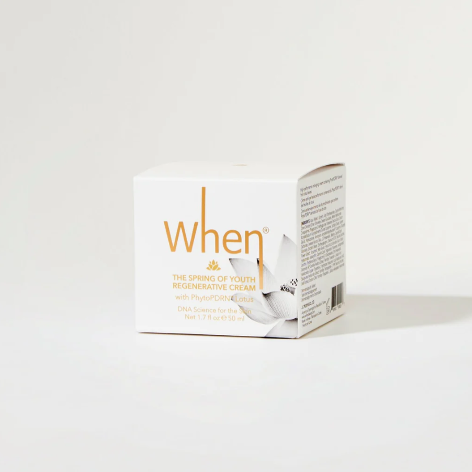 WHEN The Spring of Youth Regenerative Cream with PhytoPDRN™ Lotus