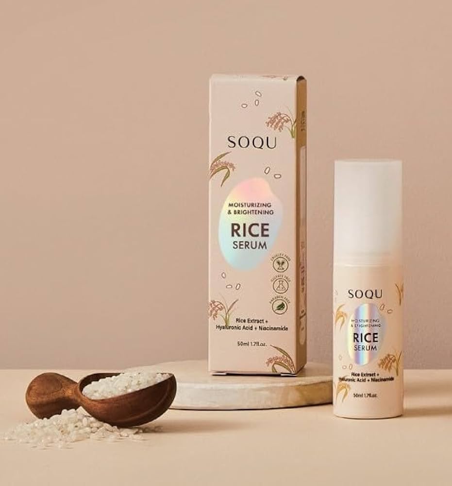 SOQU Moisturizing & Brightening Rice Serum