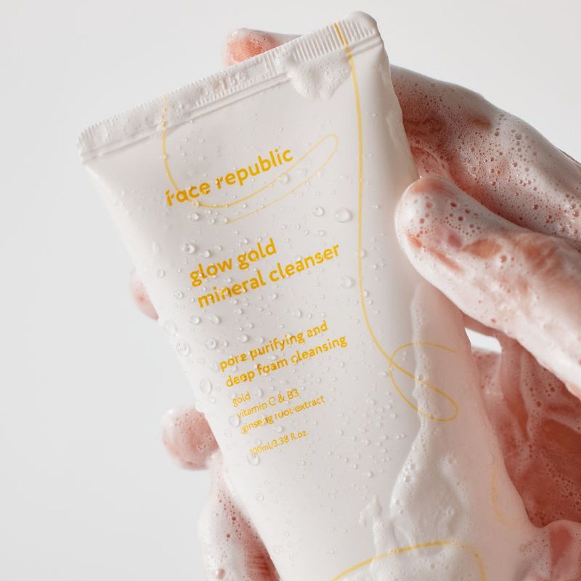 FACE REPUBLIC Glow Gold Mineral Cleanser