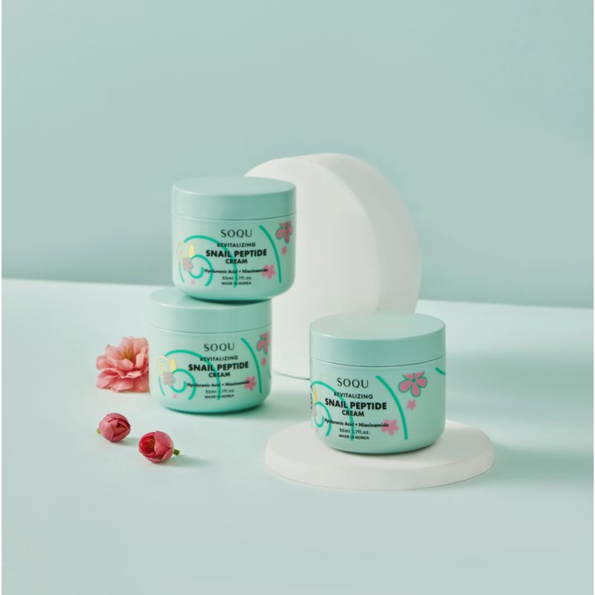SOQU Revitalizing Snail Peptide Cream