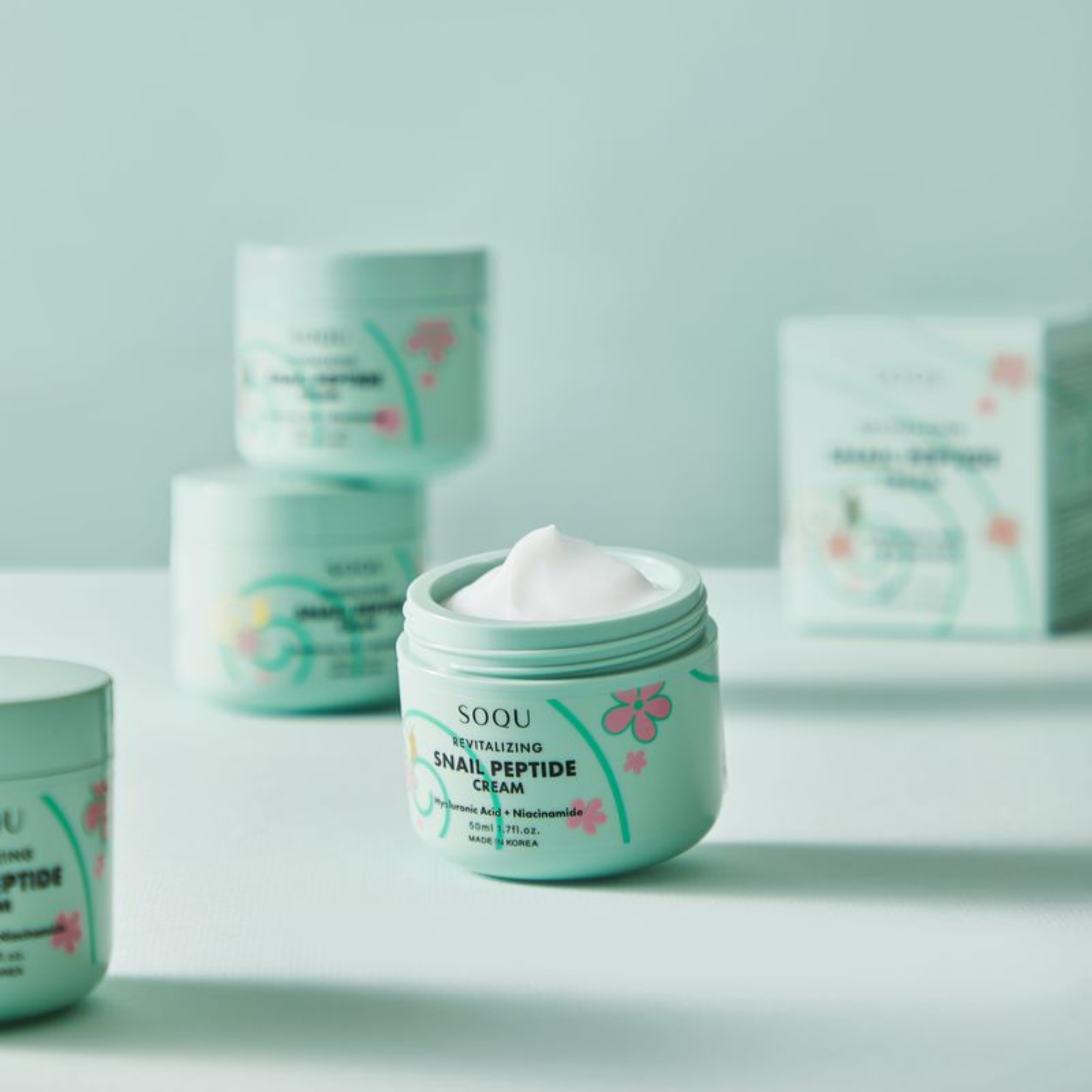 SOQU Revitalizing Snail Peptide Cream