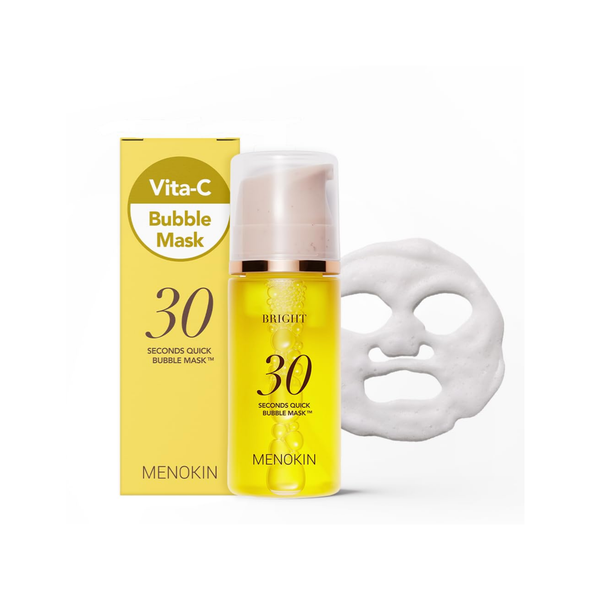 MENOKIN 30 Seconds Quick Bubble Mask - Bright