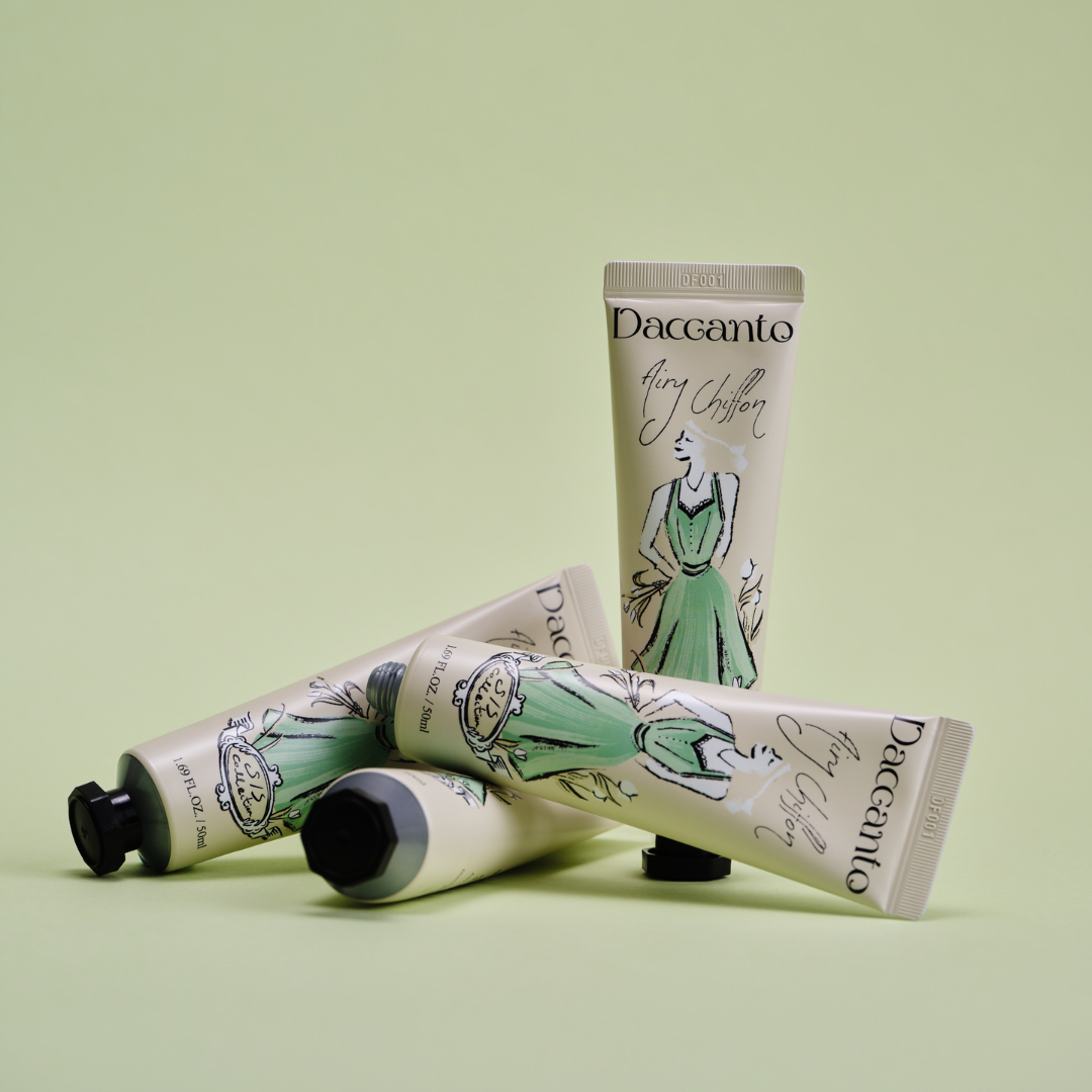 DACCANTO Airy Chiffon Texture Hand Cream – Moss Flower