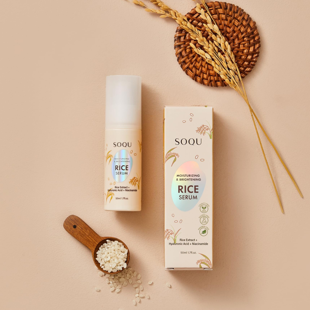 SOQU Moisturizing & Brightening Rice Serum
