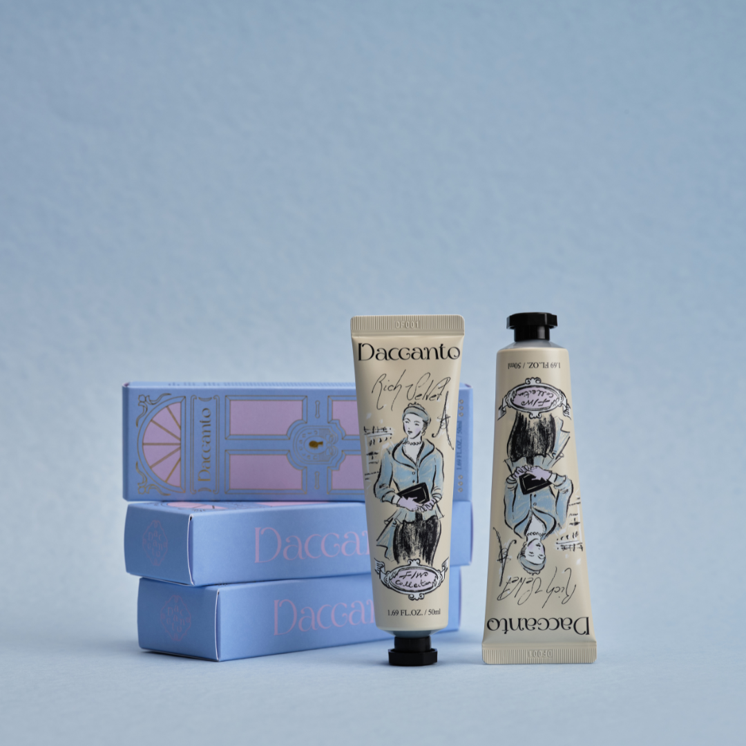 DACCANTO Rich Velvet Texture Hand Cream – Smoky Mauve