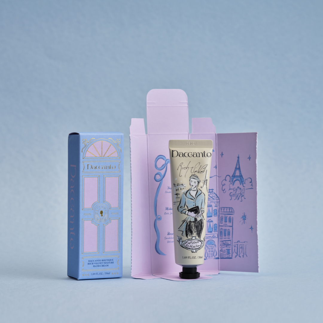 DACCANTO Rich Velvet Texture Hand Cream – Smoky Mauve