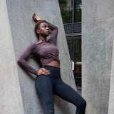 AIRIAL Front Twist Long Sleeve Top
