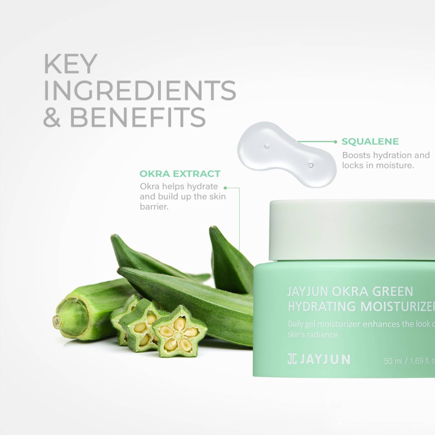 JAYJUN Okra Green Hydrating Moisturizer