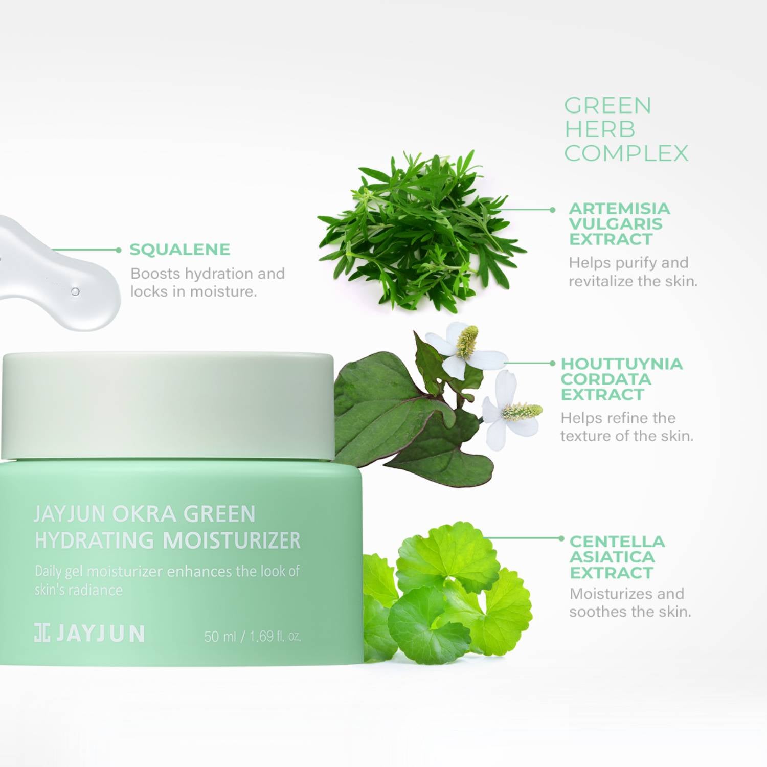 JAYJUN Okra Green Hydrating Moisturizer